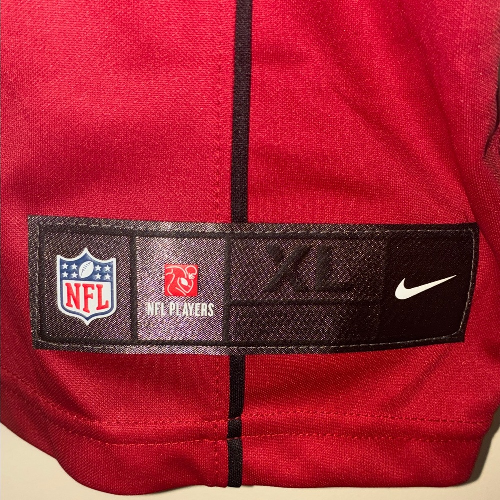 Nike Arizona Cardinals #31 Red and White Men's Jersey - Picture 2 of 9